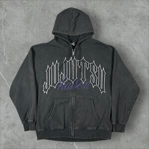 Jujutsu Kaisen Y2K Anime Manga Size XL Crunchyroll Black Full Zip Hoodie Jacket